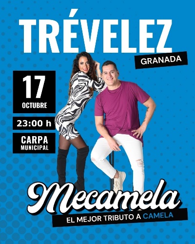 23:00 MECACAMELA EL MEJOR TRIBUTO A CAMELA. CARPA MUNICIPAL