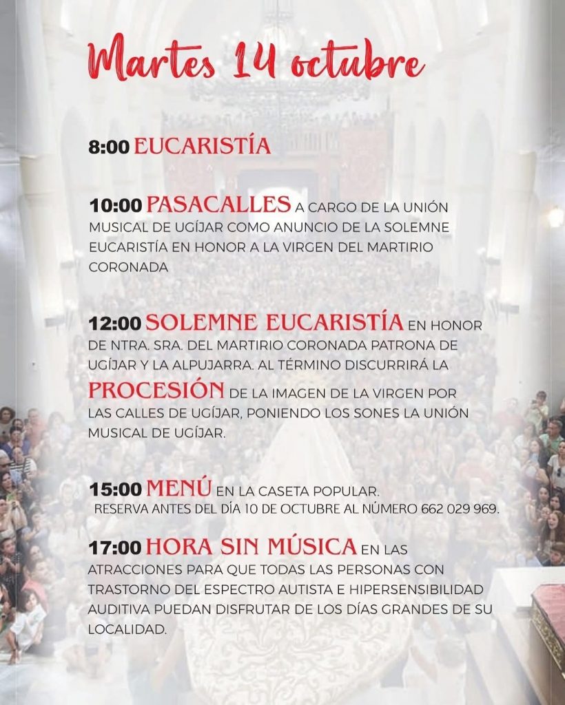 Feria y Fiestas de Ugíjar 2025
