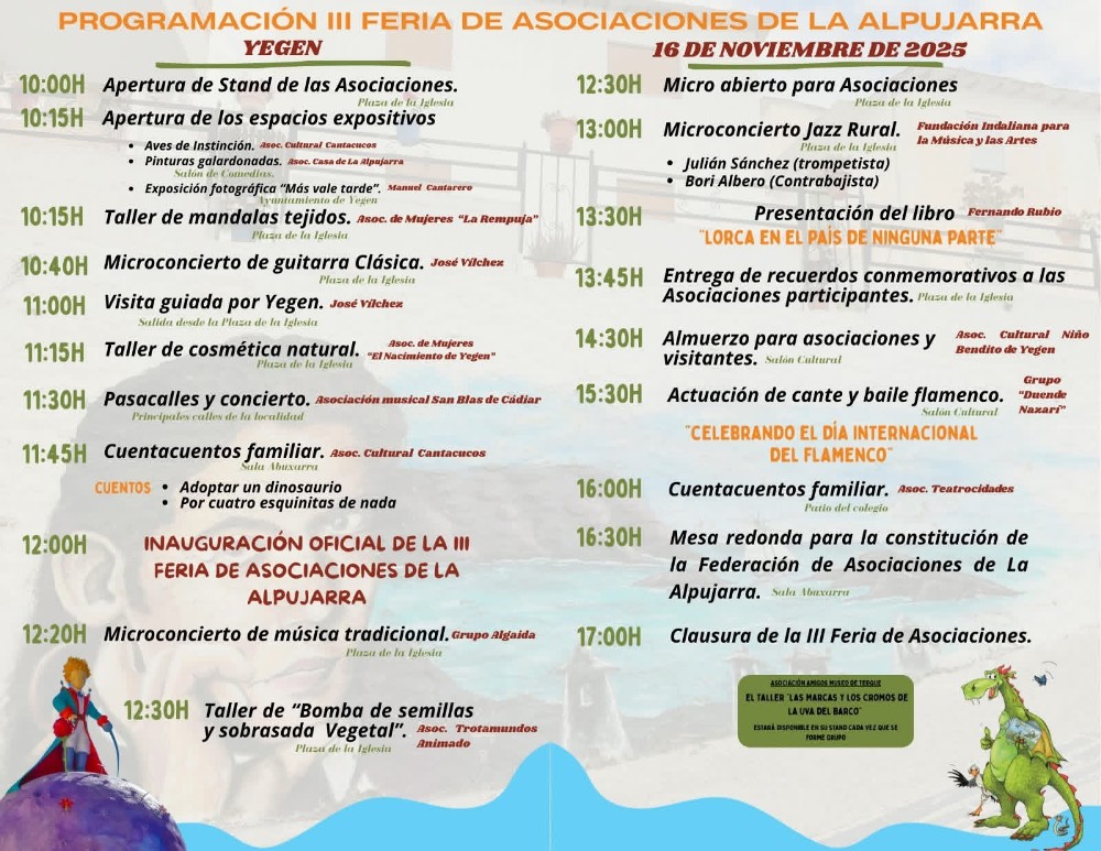 III Feria de Asociaciones de la Alpujarra – Yegen 2025