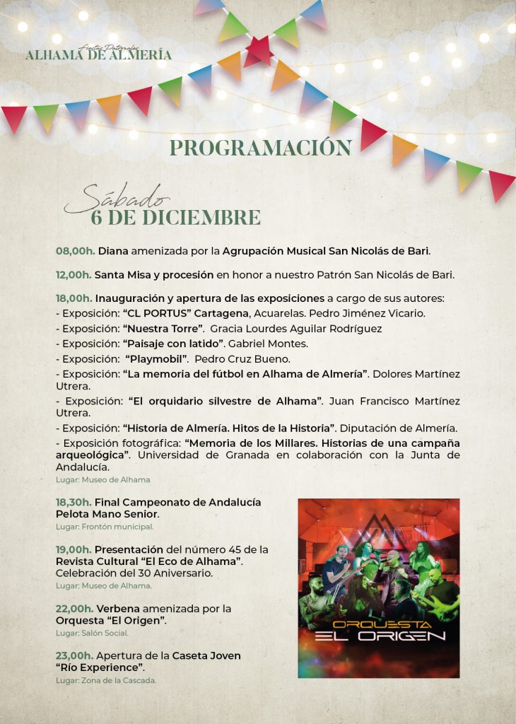 Fiestas Patronales en honor a San Nicolás de Bari