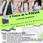 V Fiesta de la Poesía y Certamen Andaluz de Poesía “Alpujarra”