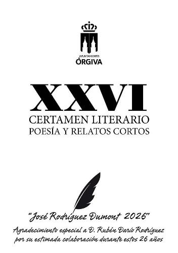 XXVI Certamen Literario “José Rodríguez Dumont 2026”