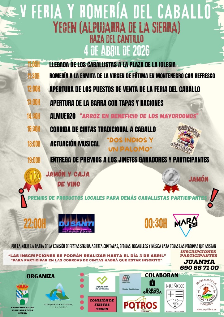 Feria y Romería del Caballo en Yegen