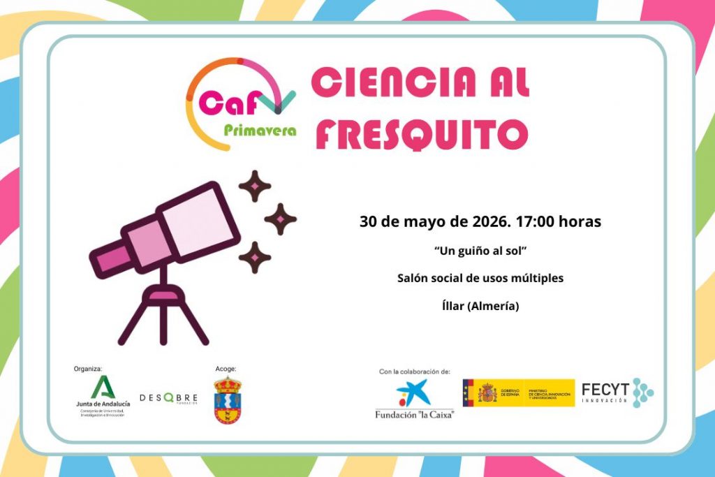 Ciencia al Fresquito 2026 - Un guiño al sol